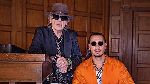 Udo Lindenberg (l.) und Apache 207 haben einen Allzeitrekord geknackt.