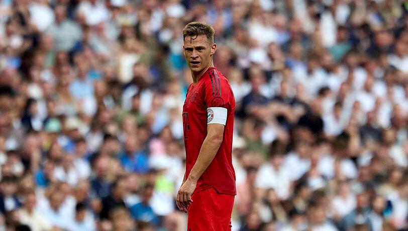 Joshua Kimmich überzeugt auf zwei Positionen ‒ unerlässlich ist er dank Aleksandar Pavlovic, Joao Palhinha und Konrad Laimer aber nicht (Archivbild). Joshua Kimmich überzeugt auf zwei Positionen ‒ unerlässlich ist er dank Aleksandar Pavlovic, Joao Palhinha und Konrad Laimer aber nicht (Archivbild).