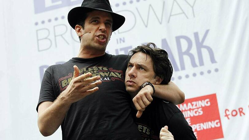 Nick Cordero (l.) und Zach Braff während eines gemeinsamen Auftritts.