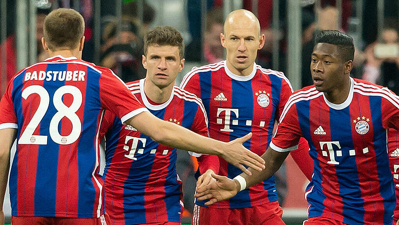 Am Donnerstag haben die Bayern-Profis um Holger Badstuber, Thomas Müller, Arjen Robben und David Alaba frei, bevor am Freitag die Vorbereitung auf das Sonntags-Spiel gegen Gladbach weitergeht. Am Donnerstag haben die Bayern-Profis um Holger Badstuber, Thomas Müller, Arjen Robben und David Alaba frei, bevor am Freitag die Vorbereitung auf das Sonntags-Spiel gegen Gladbach weitergeht.