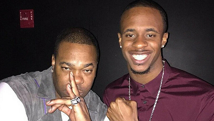 Busta Rhymes (l.) mit seinem Sohn T'ziah Wood-Smith Busta Rhymes (l.) mit seinem Sohn T'ziah Wood-Smith