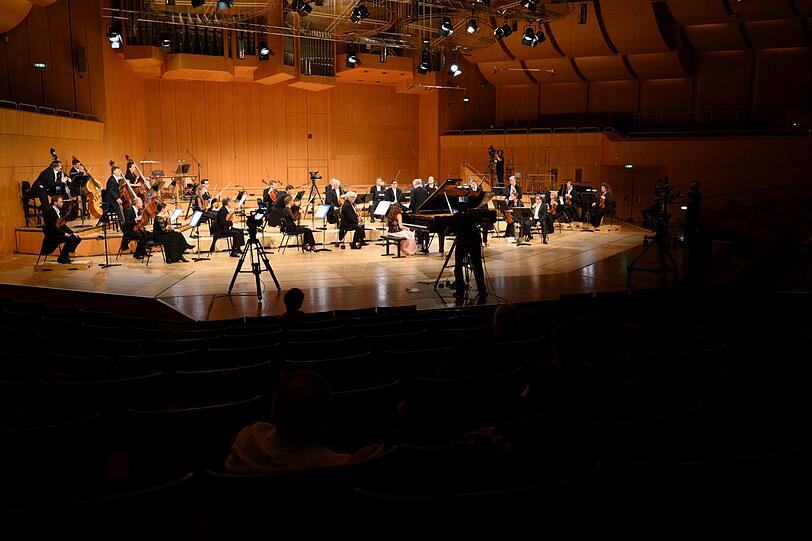 Impressionen vom ersten Konzert der Münchner Philharmoniker nach drei Monaten im Gasteig.