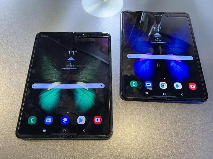 Das Samsung Galaxy Fold Smartphone wird ab Anfang Mai 2019 im Handel erhältlich sein.