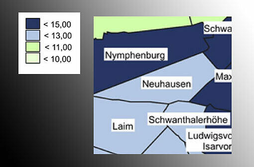 Neuhausen: 12,9 Euro/qm
