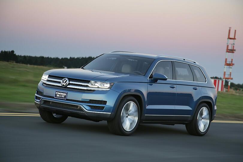 Geländewagen-Studie mit sehr guten Serienchancen: der VW CrossBlue.