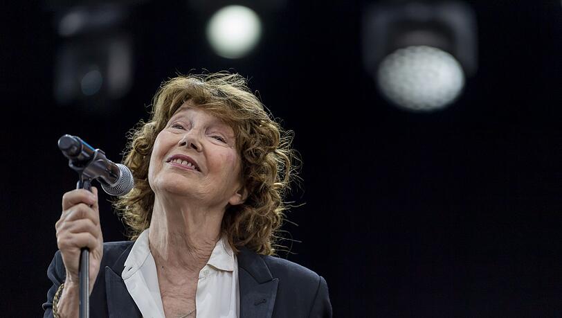 Jane Birkin, Schauspielerin und Sängerin aus Großbritannien.