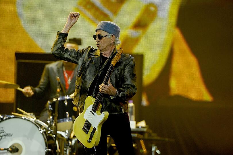 Die Rolling Stones live auf der Bühne am 506.2022 in München, Olympiastadion.