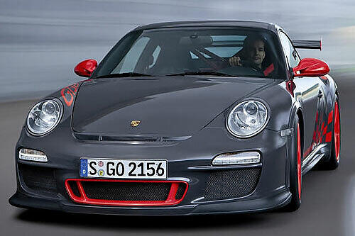 Starke Lackierung: Der überarbeitete Porsche GT3-RS.