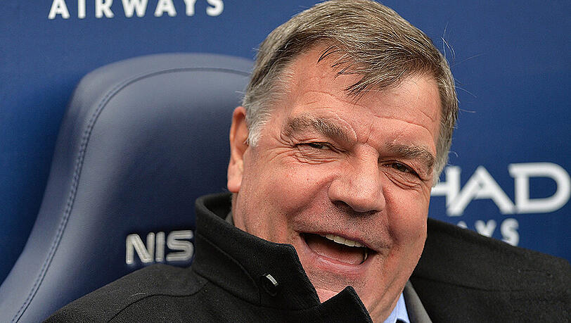 Das Lachen ist ihm vergangen: Sam Allardyce. Das Lachen ist ihm vergangen: Sam Allardyce.