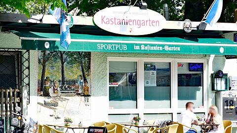 Hier ist der Eklat (und Rauswurf) passiert: Kastaniengarten in Giesing.