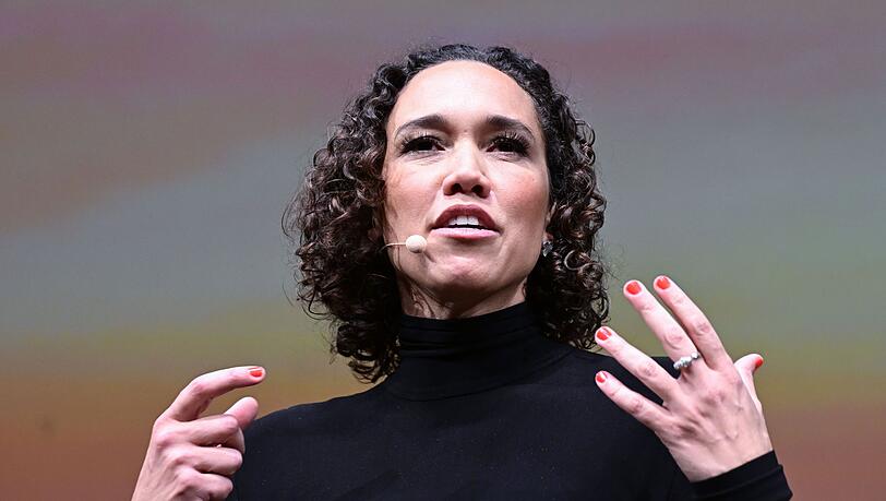 Da waren die Haare noch dran: FDP-Generalsekret&auml;rin Nicole B&uuml;ttner vor zehn Wochen in Stuttgart. (Archivbild)