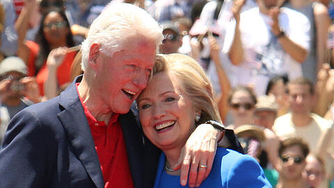 Hillary Clinton hat ihrem Mann Bill Clinton einen süßen Geburtstagsgruß gewidmet