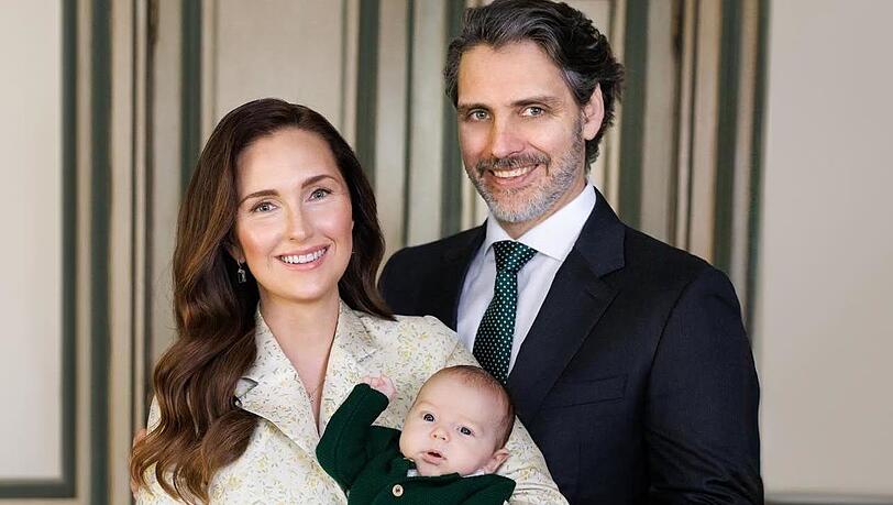 Sophie-Alexandra und Ludwig von Bayern 2024 mit Sohn Rupprecht. Inzwischen ist der kleine Wittelsbacher schon ein Jahr alt. Sophie-Alexandra und Ludwig von Bayern 2024 mit Sohn Rupprecht. Inzwischen ist der kleine Wittelsbacher schon ein Jahr alt.