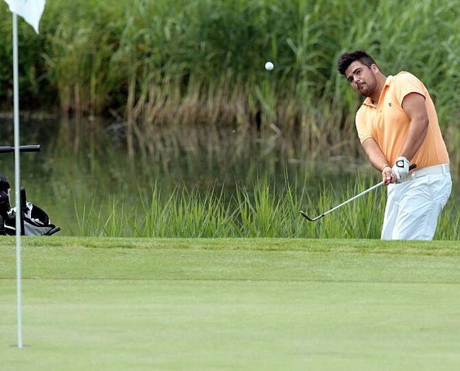 Der schwedische Profi-Golfer Joel Sjöholm.