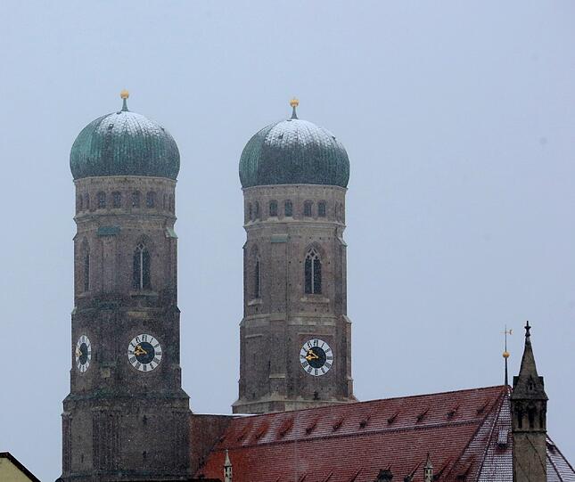 Schnee in München. Die Bilder.