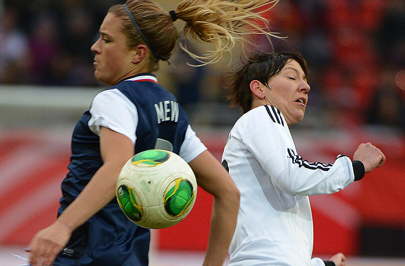 Mittelfeldspielerin Kristie Mewis debütierte 2013 in der A-Nationalmannschaft der USA.