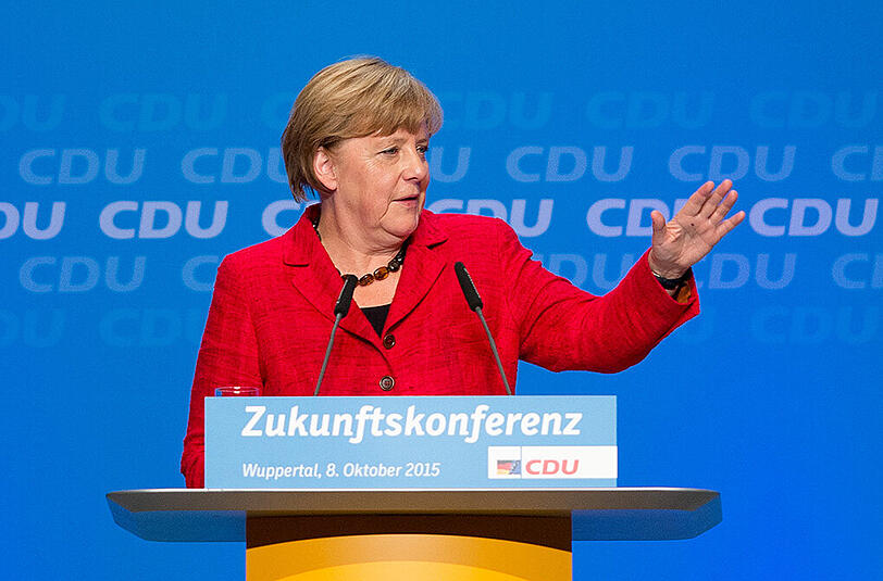 Kanzlerin Merkel verspricht: Die Steuern werden in Folge der Flüchtlingskrise nicht steigen.