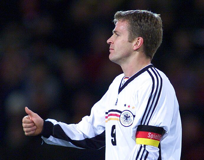 Oliver Bierhoff war von 1999 bis 2001 Kapitän der Nationalmannschaft.