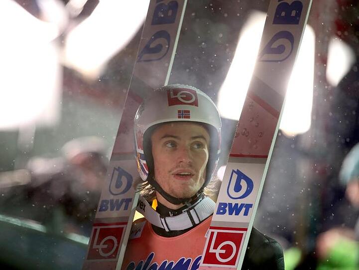 Skispringer Daniel Andre Tande aus Norwegen. Foto: Karl-Josef Hildenbrand