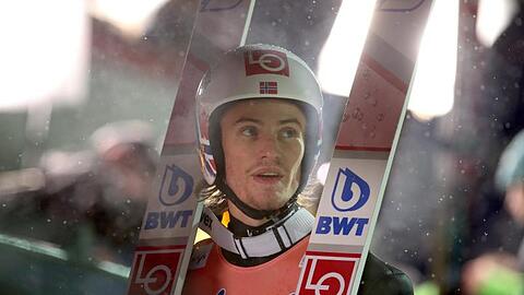 Skispringer Daniel Andre Tande aus Norwegen. Foto: Karl-Josef Hildenbrand