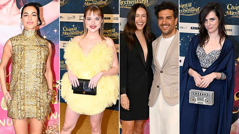 Die VIPs feiern in München die Premiere von "Chantal im Märchenland".
