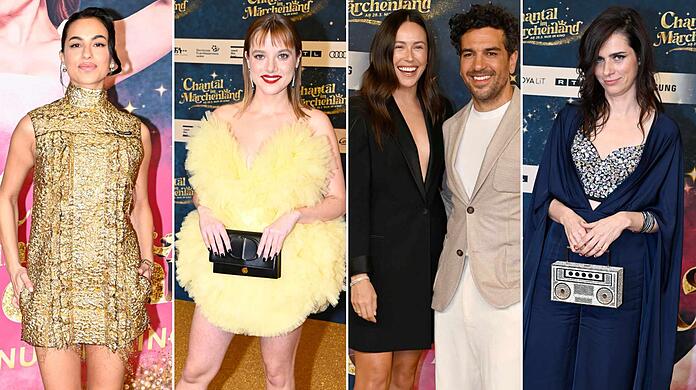 Die VIPs feiern in München die Premiere von "Chantal im Märchenland".