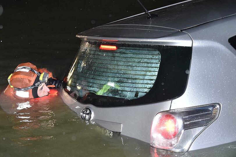 Die "Pfütze" war leider ein tieferer Weiher.