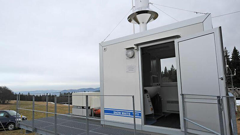 Eine Messstation für Radioaktivität des Bundesamtes für Strahlenschutz.