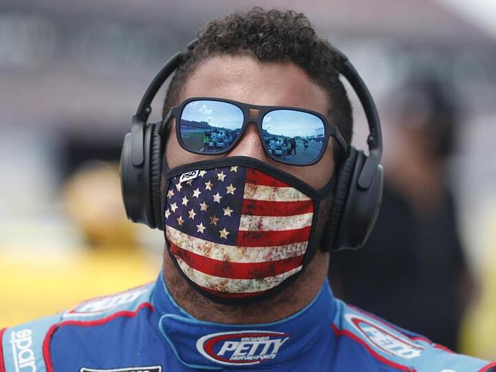 Ist nach Ermittlungen des FBI doch nicht das Ziel eines Hassverbrechens gewesen: Nascar-Fahrer Bubba Wallace.