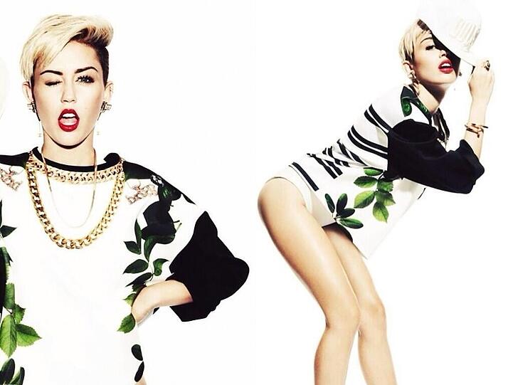 Lässt es krachen: Miley Cyrus