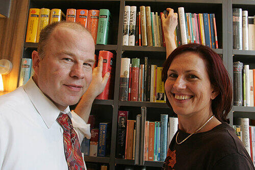 Der Retter: Thomas Kistner mit Gattin Irene.