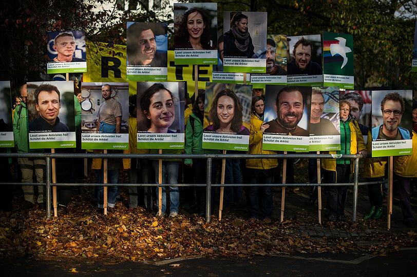 Sehen Sie hier Bilder vom Protest in Hamburg