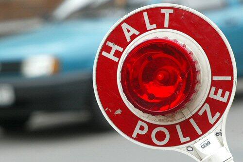 Eine Überraschung erlebten Polizisten während einer Verkehrskontrolle