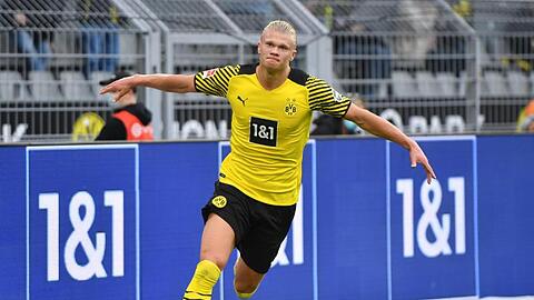 Bereits mit 21 Jahren einer der besten Stürmer der Welt: Dortmunds Erling Haaland.