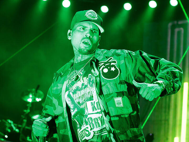 Chris Brown bei einem Auftritt im August