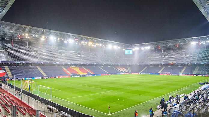 Die Red Bull Arena in Salzburg darf beim Champions-League-Hinspiel des FC Bayern mit 30.000 Zuschauern voll ausgelastet werden.