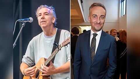 Sind mit "Fest & Flauschig" nun nicht mehr nur bei Spotify zu hören: Olli Schulz (l.) und Jan Böhmermann.