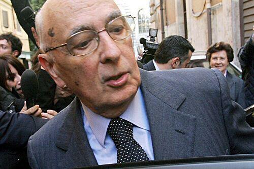 Staatspräsident Giorgio Napolitano