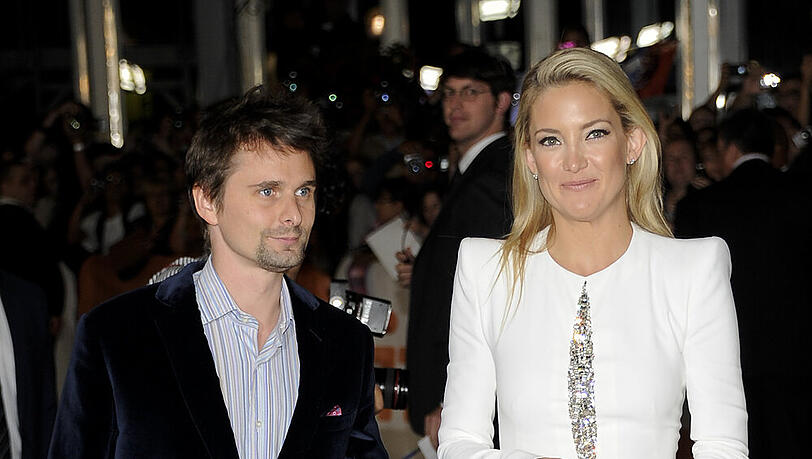 Gemeinsam bei einer Film-Premiere von 2012: Matt Bellamy und Kate Hudson Gemeinsam bei einer Film-Premiere von 2012: Matt Bellamy und Kate Hudson