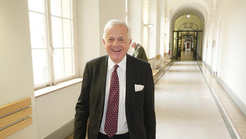 Zuversichtlich vor Prozessbeginn: Kläger Michael Graeter.