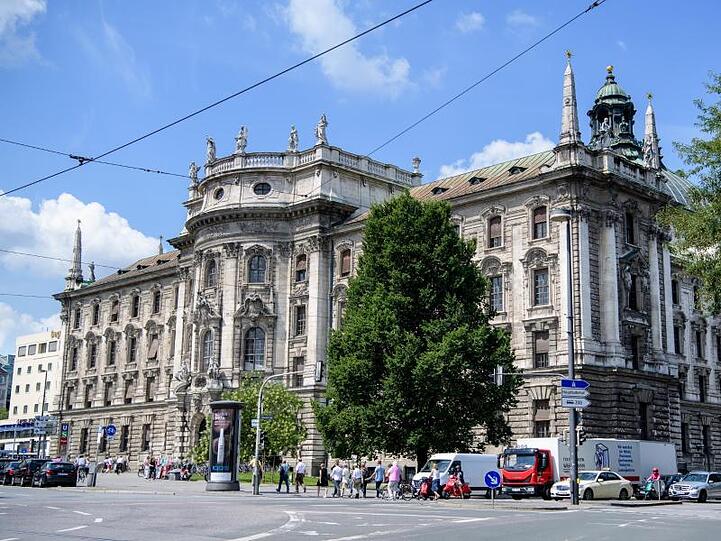 Der Justizpalast in München. Foto: Matthias Balk/dpa/Archivbild