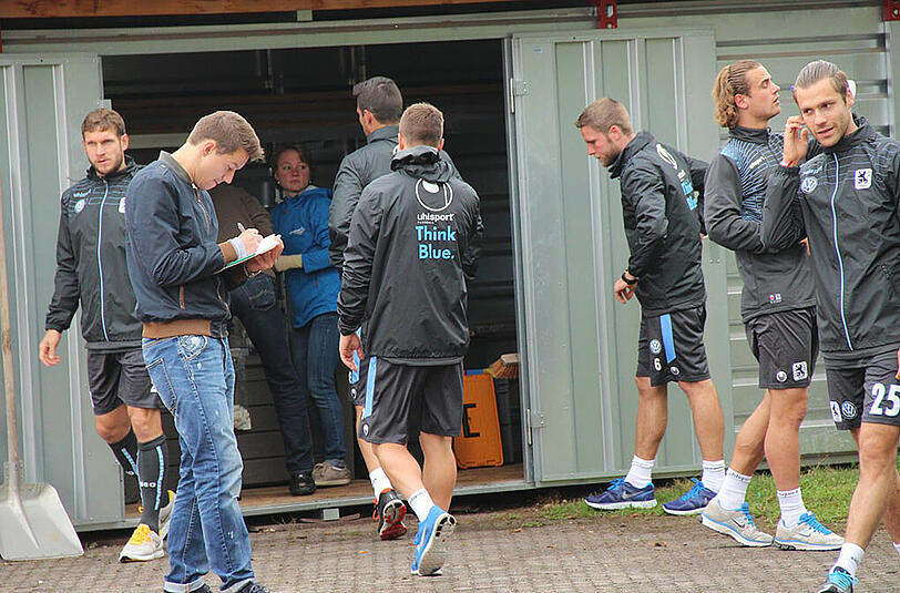 Die Spieler des TSV 1860 München bei Laktattest - die Bilder