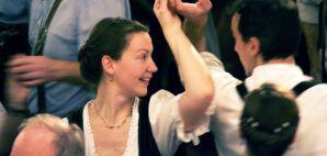 Rund geht's beim Tanzboden im Hofbräuhaus.