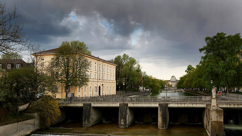 Und ganz hinten das Deutsche Museum &ndash; herrlich so eine freie Sicht.