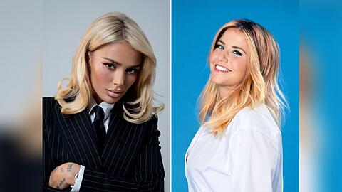 Loredana (l.) und Beatrice Egli vervollständigen die "DSDS"-Jury.
