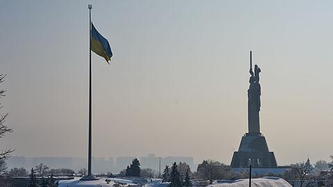 Strenges Frostwetter hat die ukrainische Hauptstadt im Griff.