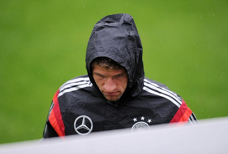 Training im strömenden Regen von Südtirol. Die Bilder von Tag 6.