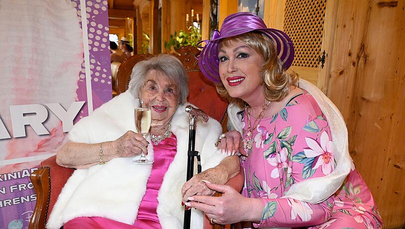Ruth Megary mit Gloria Gray