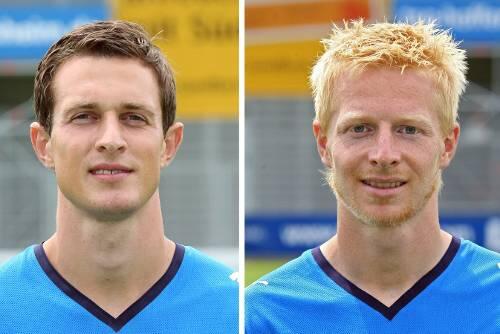 Nach dem Spiel in Mönchengladbach waren sie nicht rechtzeitig zur Dopingkontrolle erschienen: Christoph Janker (l.) und Andreas Ibertsberger.