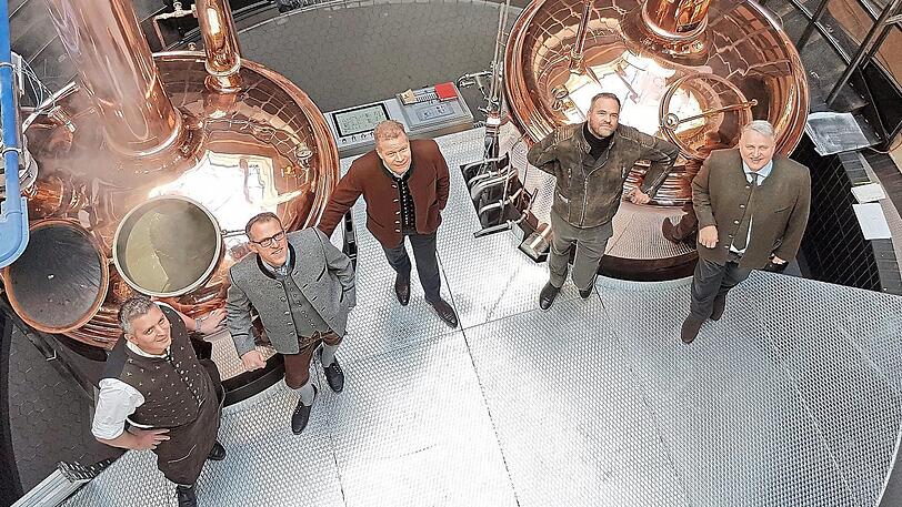V. li.: Uli Schindler, Christian Dahncke, Andreas Steinfatt, Christian Schottenhamel und Florian Lechner.
